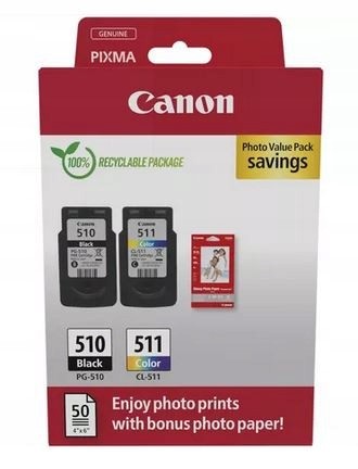 Sada inkoustů Canon PG-510 CL-511 Papír 2970B017