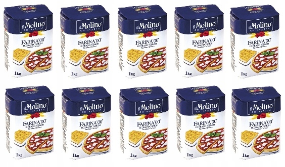 Levně 10 x 1 kg IL Molino Pšeničná mouka Farina pizza