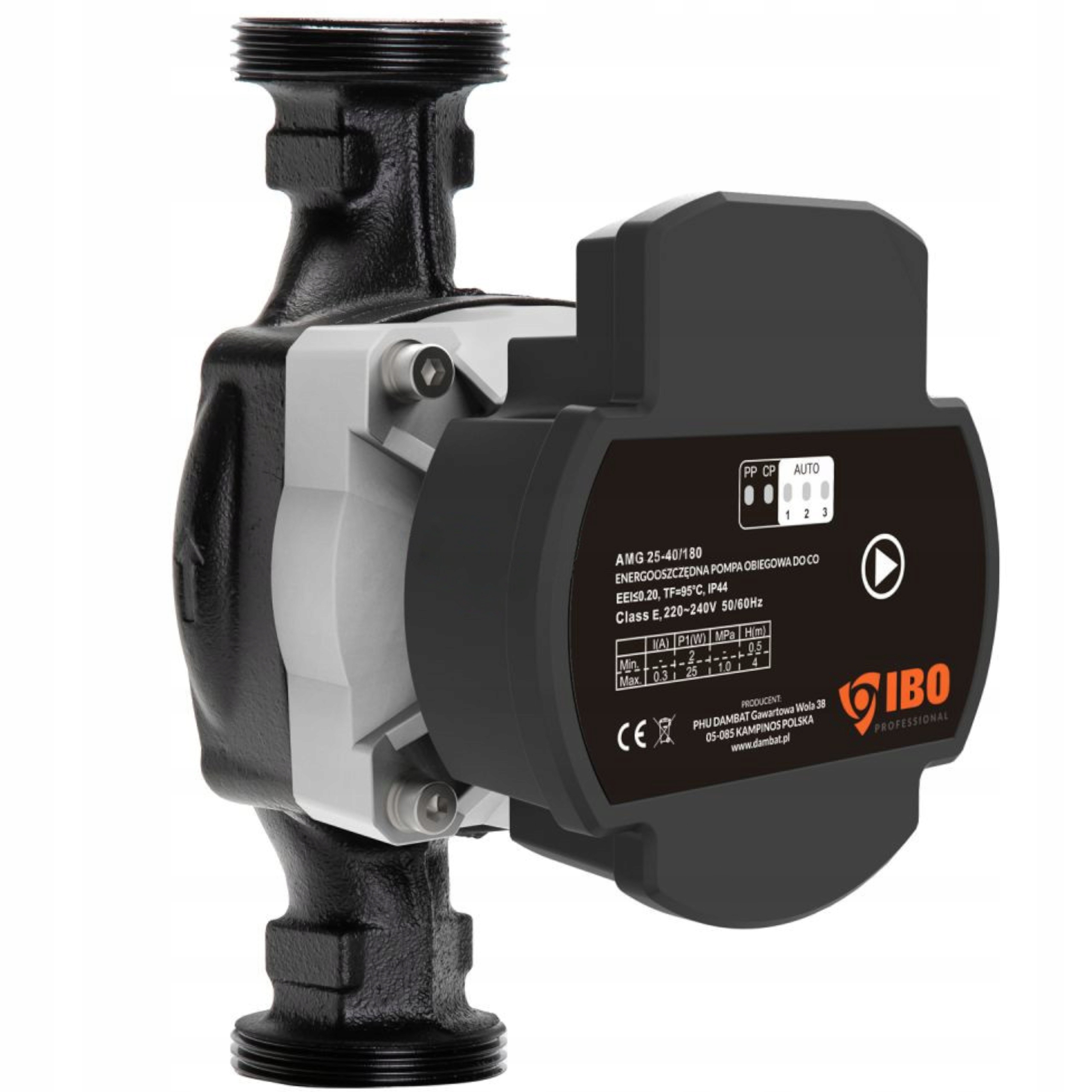 Elektronická Obehová Pumpa Ibo Amg 25-40/180 Pwm