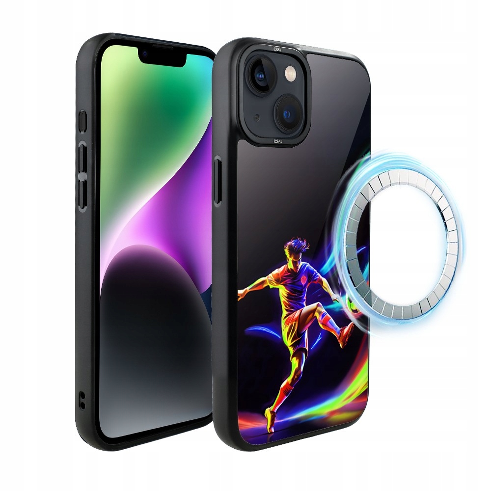 Pouzdro pro iPhone 14 Plus Ibizu DropGuard Matt s MagSafe v rytmu míče