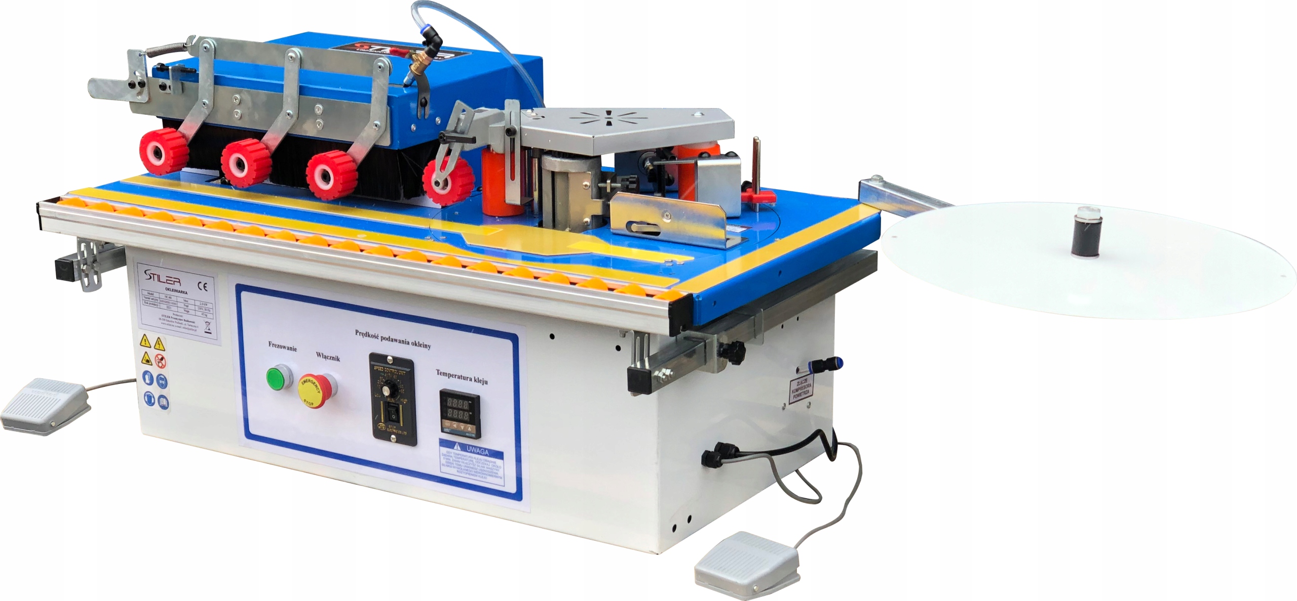 OKLEINIARKA STACJONARNA OKLEJANIE FREZOWANIE 60MM Kod producenta OKLEINIARKA STILER EB80