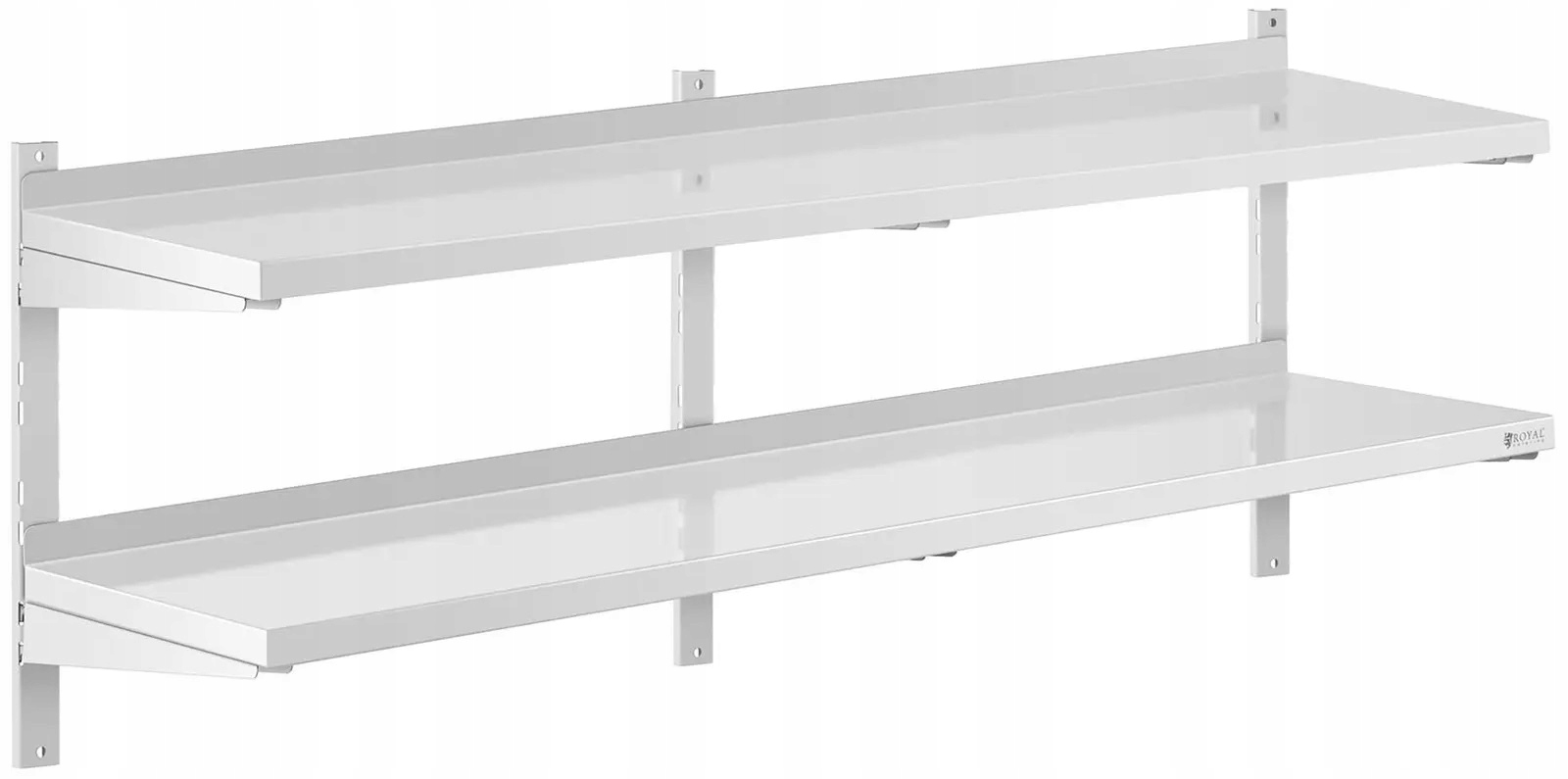 Závěsná police 160 cm 2 desky Royal Catering RCWR-1600.4 10011463