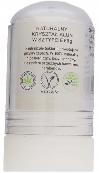 

Naturalny Dezodorant Ałun 120G