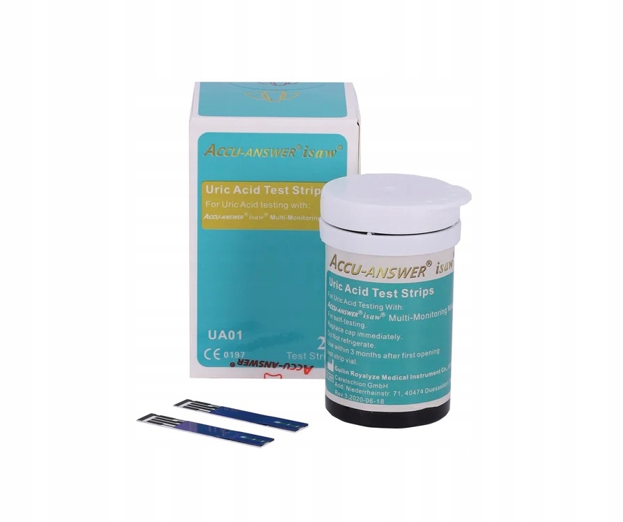 Accu-Answer iSaw Paski testowe kwasu moczowego UA01 25 pasków