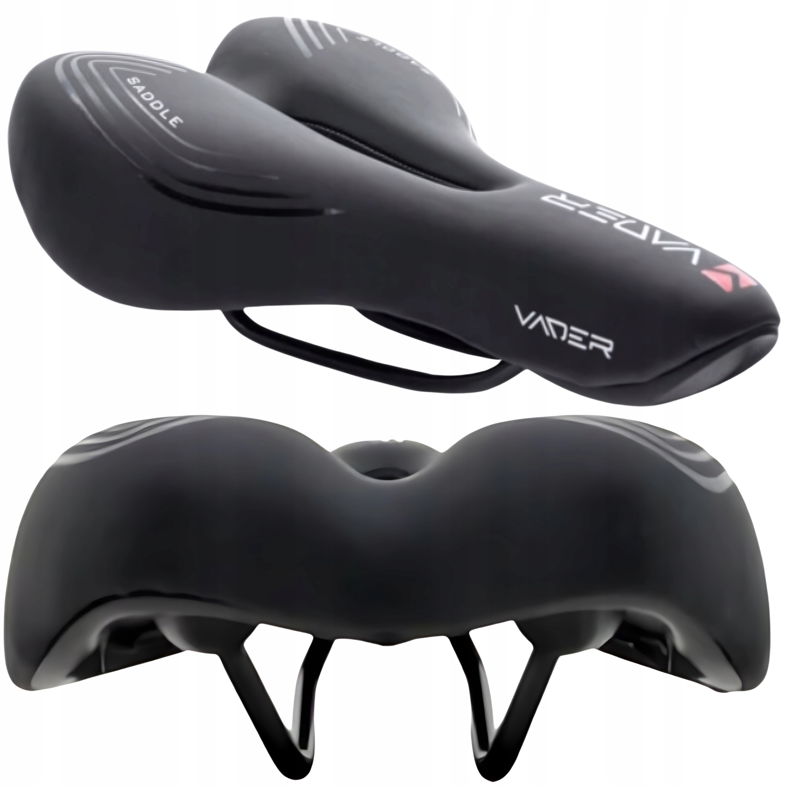 siodełko rowerowe Mtb Air 280x160mm ergonomiczne męskie z otworem