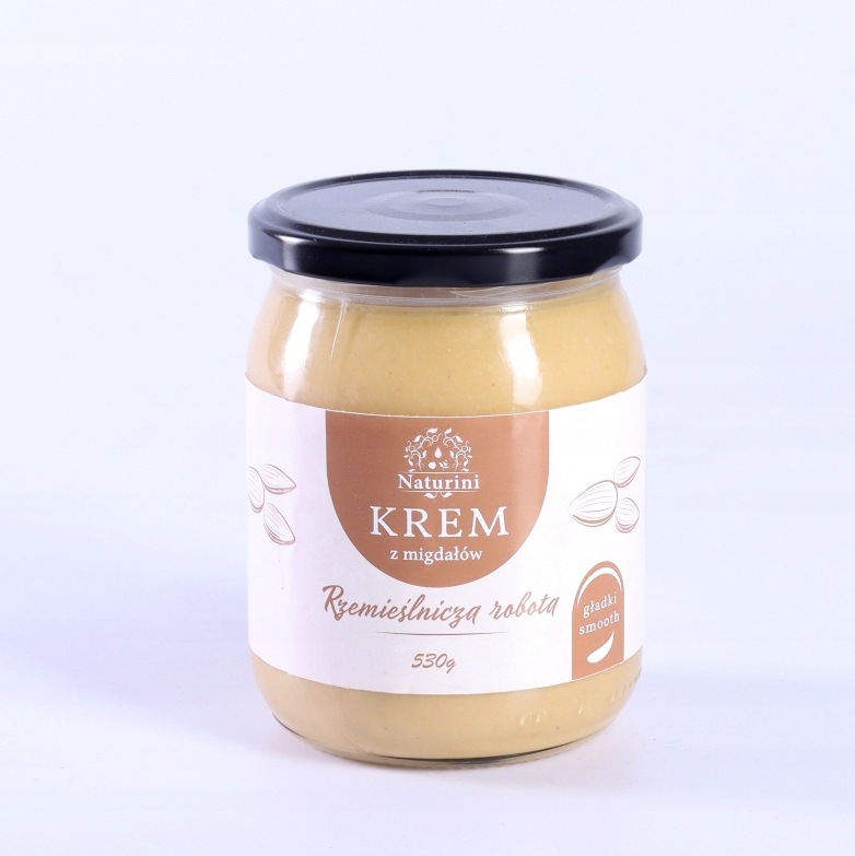 Levně Krém Mandlová pasta 100% Přírodní Smooth 530 g