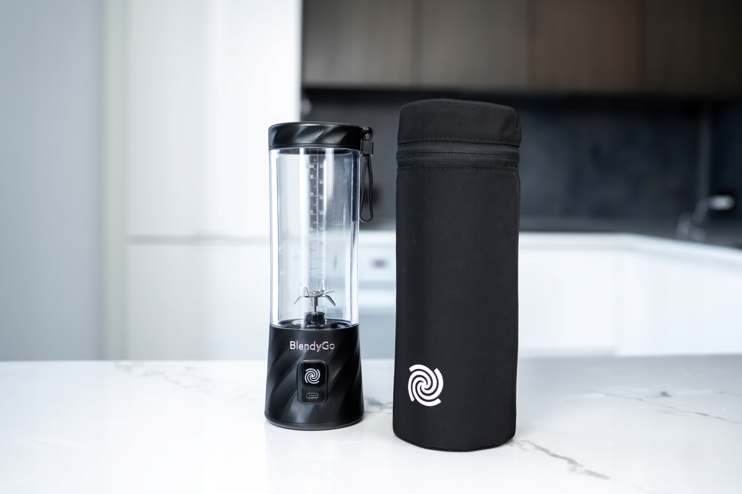 Blender BlendyGo 3 Bezprzewodowy Kielichowy USB ORYGINALNY MOC CZARNY 250W Rodzaj regulacji obrotów płynna