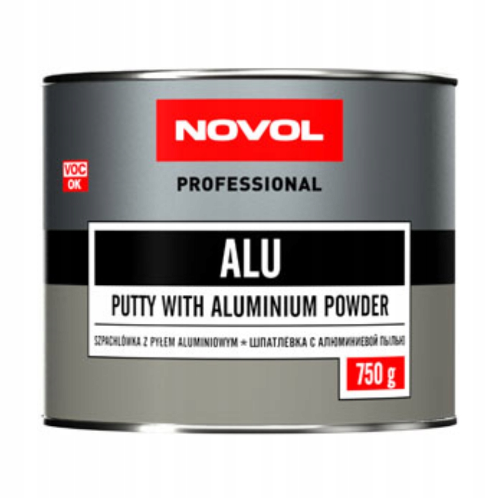 NOVOL Alu Szpachla Szpachlówka Samochodowa 750 g