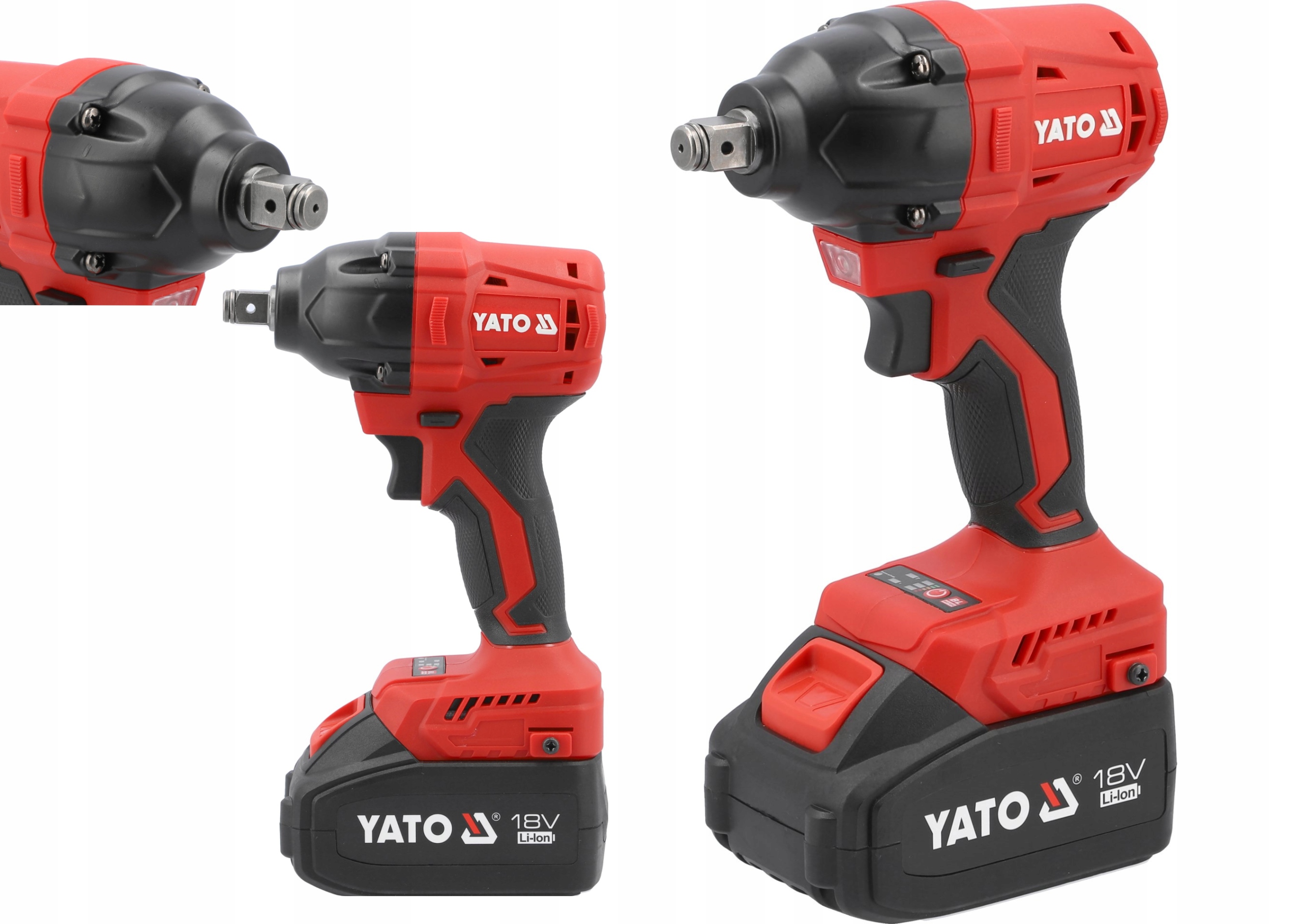 Rázový uťahovák Yato akumulátorový bezkartáčový 18V 350 Nm 2x batérie 4 Ah