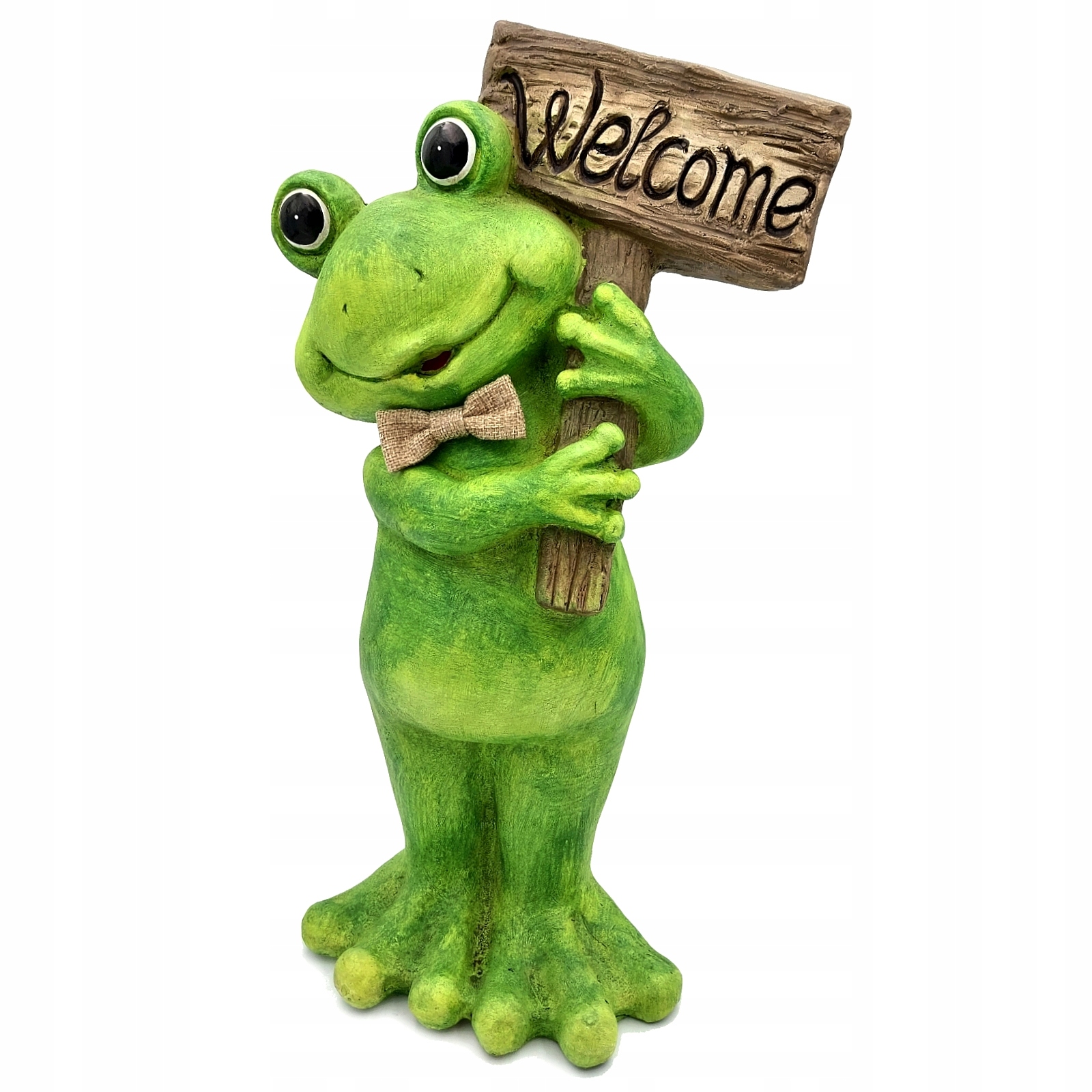 Duża Żaba Do Ogrodu Żaba Figurka Ogrodowa Dekoracja Ceramiczna Ozdoba 45 cm