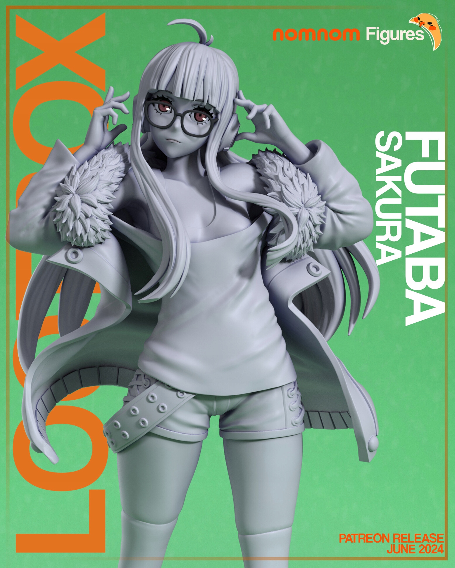 Figurka Futaba Sakura Persona 5 NomNom Figures 3D tisk
