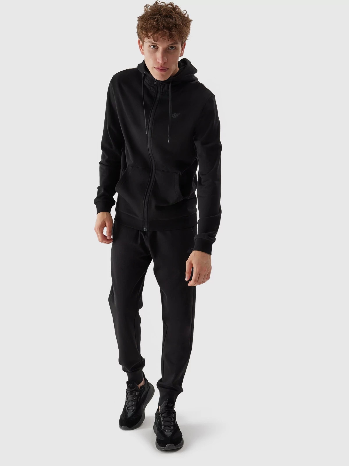 4F BLUZA MĘSKA DRESOWA Z KAPTUREM ROZPINANA Rozmiar L