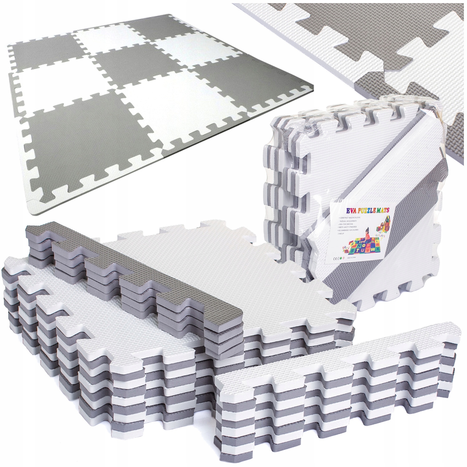 

Mata Piankowa Duże Puzzle Piankowe 30x30cm 9 szt.