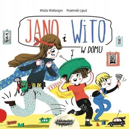 Kniha pro 4leté dítě Knížka pro nejmenší děti Jano a Wito. Doma