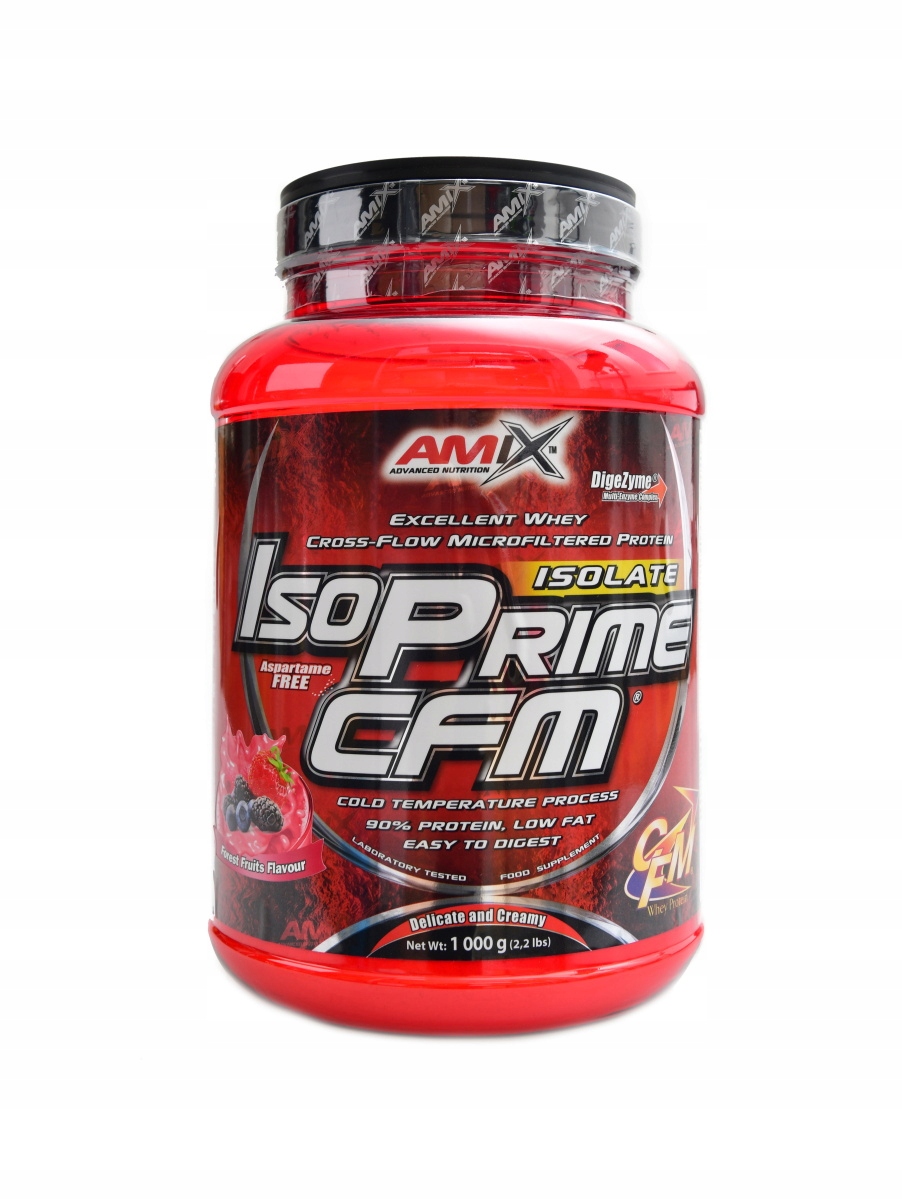 Amix Isoprime Cfm protein isolate 90 1000 g lesní plody