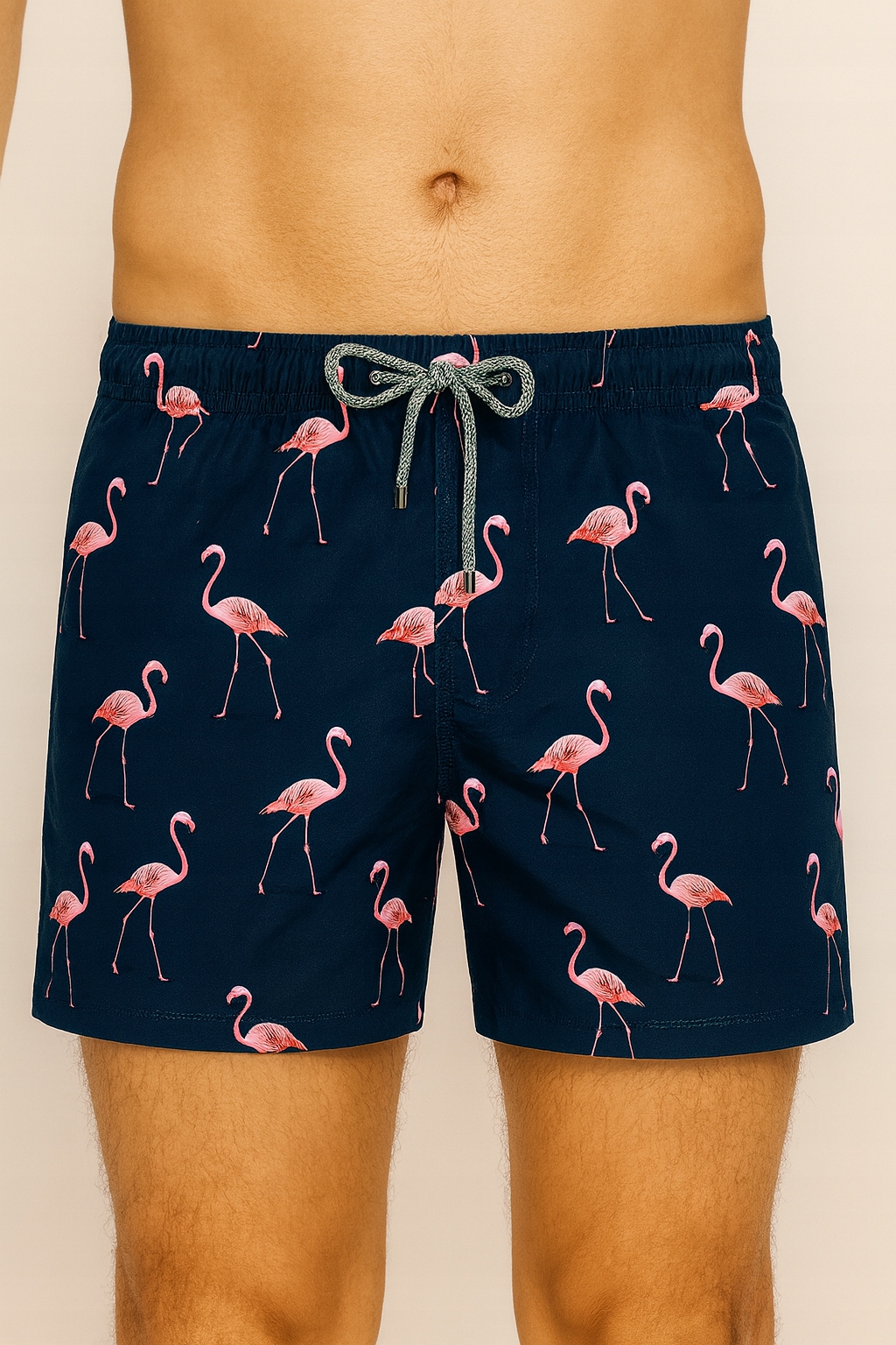 John Frank Pánské Plavky JFSSSWL61-FLAMINGO Navy XL
