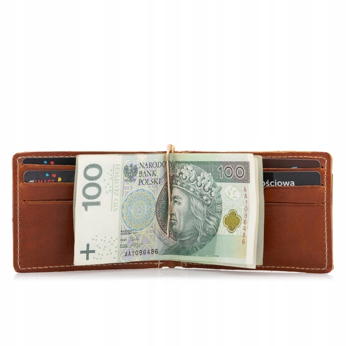 

Portfel Klips na Banknoty Karty Monety Belveder