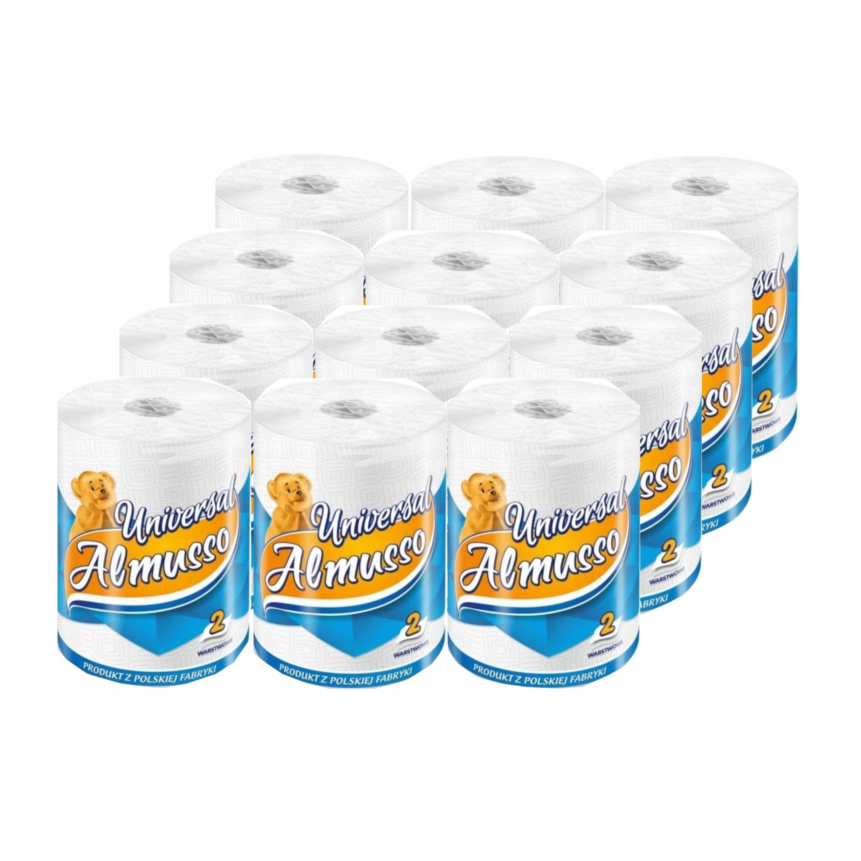 

12x Almusso Universal Ręcznik papier 2 warstwy 30m