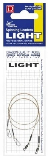 DRAGON PRZYPON 1x7 Surfstrand 9kg LIGHT 30cm
