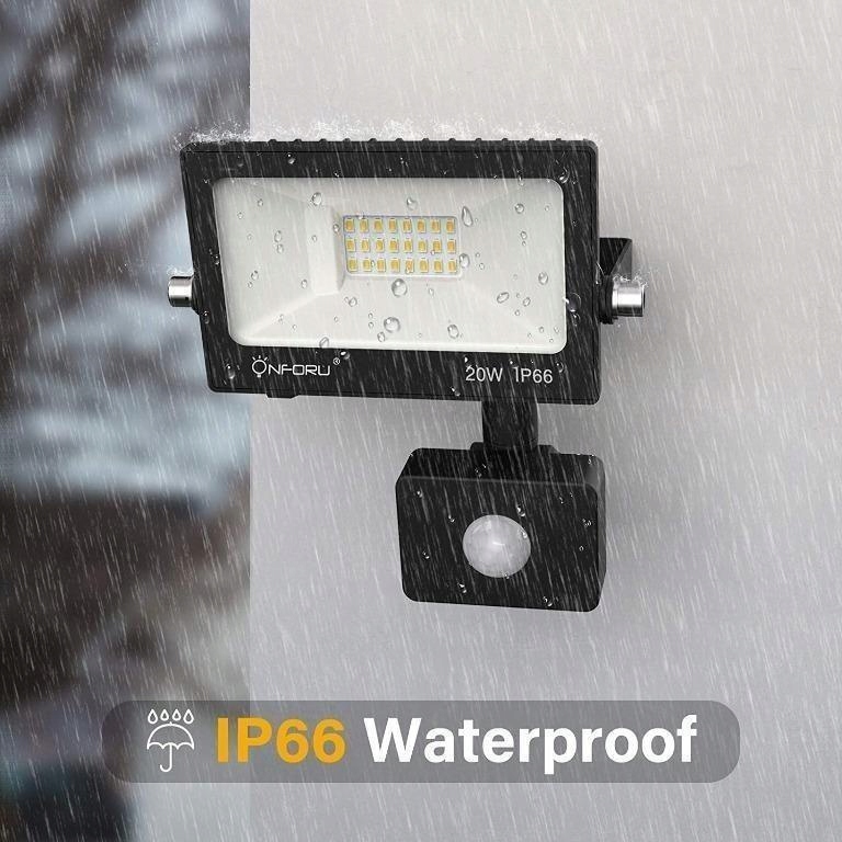 Onforu Zewnętrzny Halogen LED 20 W, IP66, 2 SZT Marka Onforu