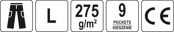 Spodnie Robocze Duero Rozm. L