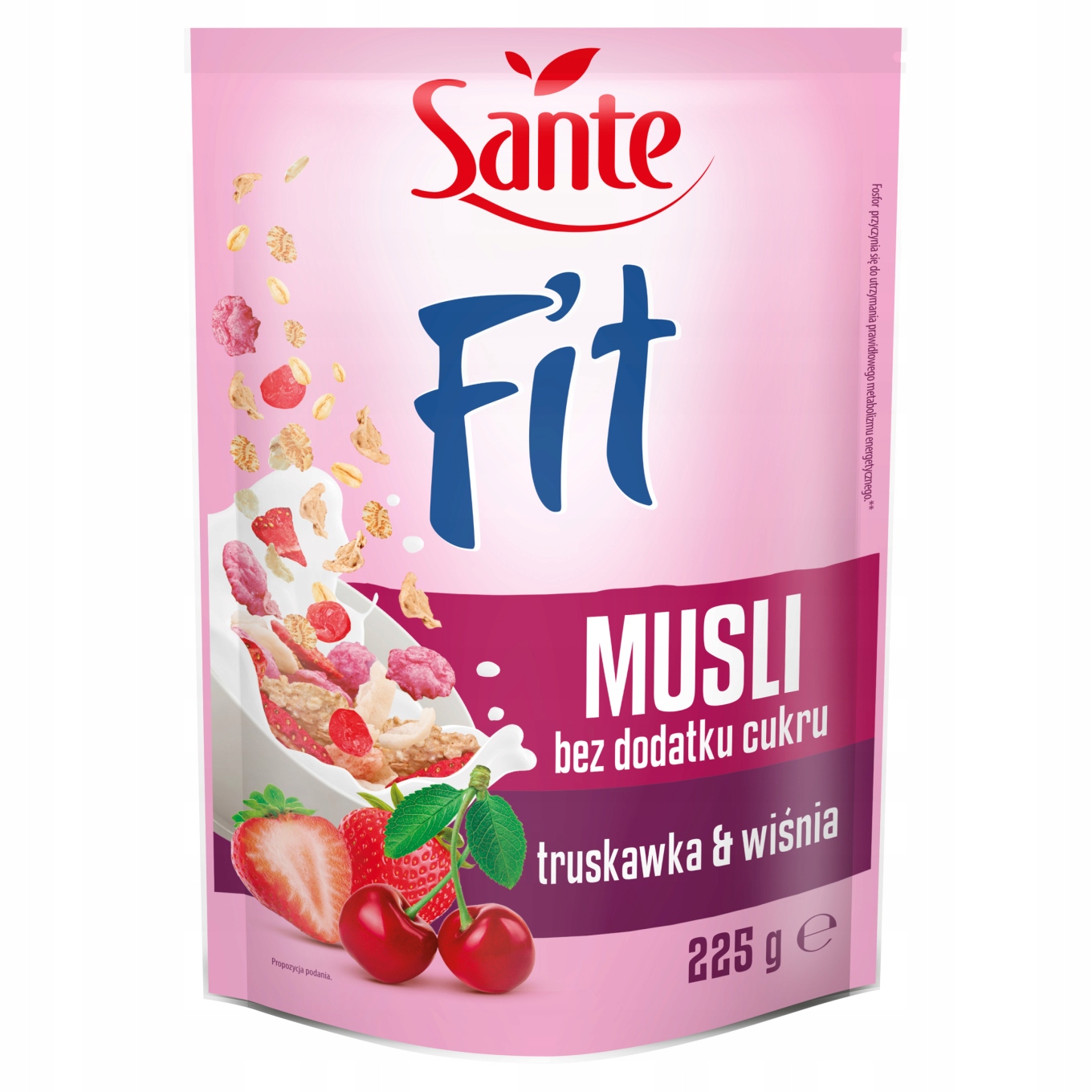 Levně 9X Sante Fit Trusk Mali Wiśn 225 g