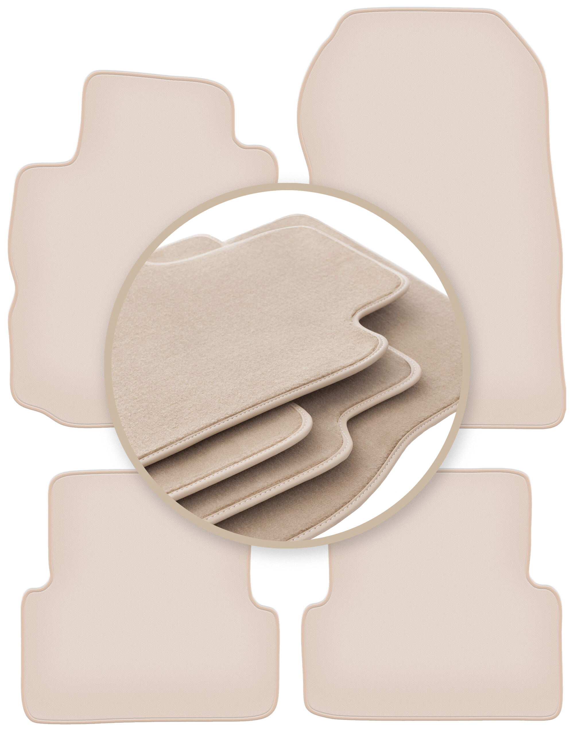 Velúrové koberčeky 10 mm Premium pre: Renault Modus minivan 2004-2012