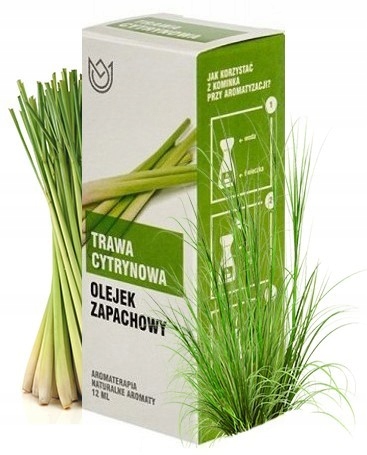 

Trawa Cytrynowa Olejek zapachowy 12 ml Odświeża