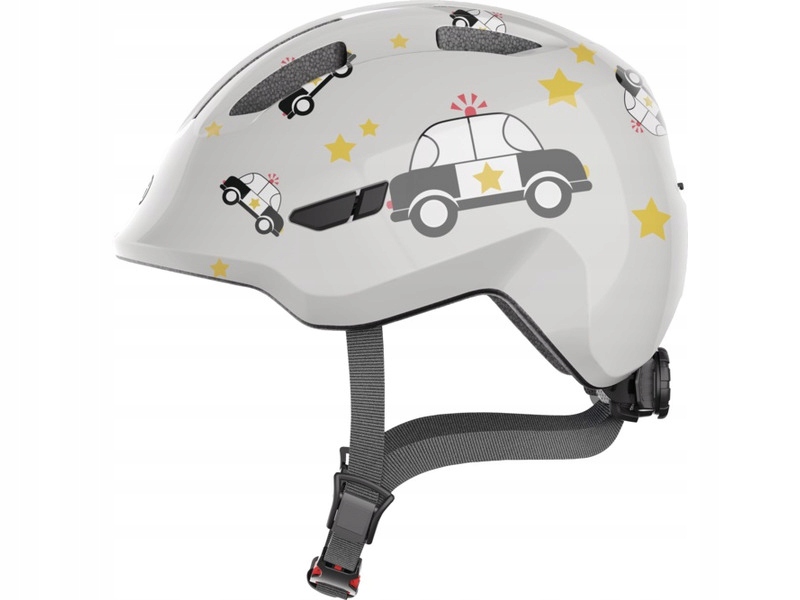 Kask rowerowy Abus Smiley 3.0 Police Szaro-czarny dla Dzieci (rozmiar M)