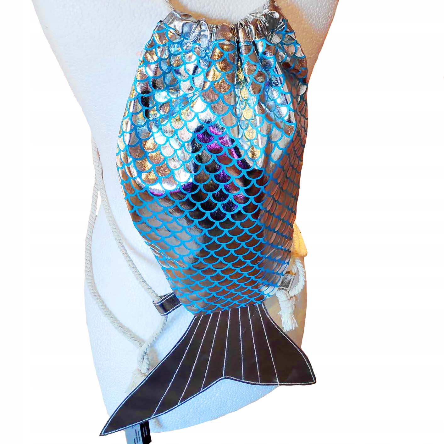

Worek Torba Plecak Szkolny Mermaid Syrenka Ryba 3d