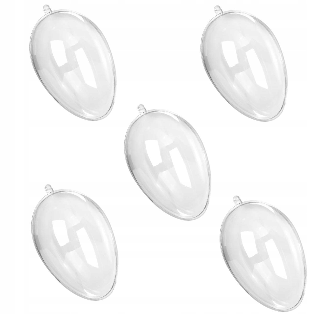 jajko plastikowe składane 7,5cm - 5 kompletów    | EGA-16123 — 2
