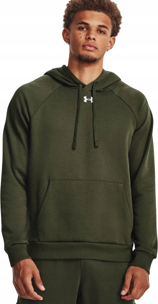 Pánská Mikina Under Armour Rival Fleece Hoodie Olivová 1379757 390 r S