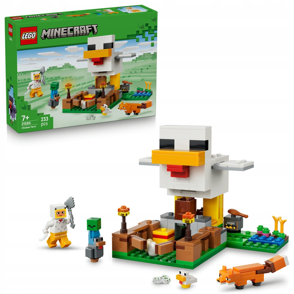 Lego Minecraft 21585 Slepičí farma