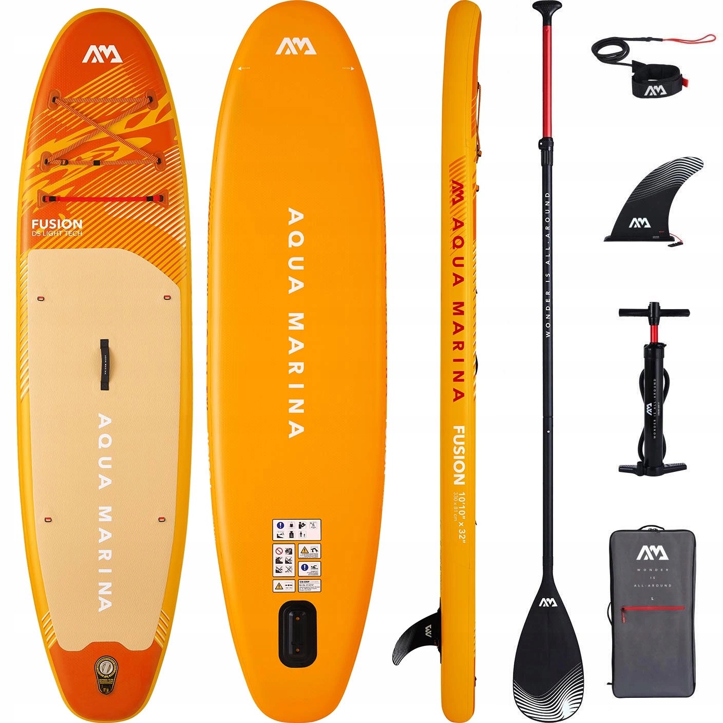 Deska Sup pompowana board zestaw z wiosłem Aqua Marina Fusion 10'10" 330 cm