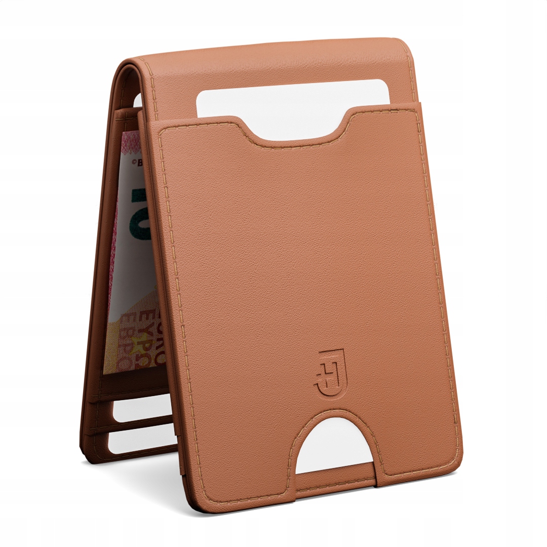 James Hawk Peněženka ve světle hnědé barvě s gumičkou