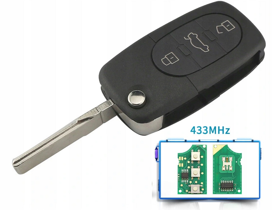 

Kluczyk Z Elektroniką Audi A3 8L A4 B6 A6 C5 A8 Tt