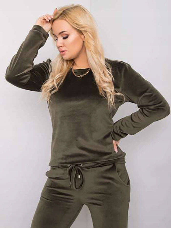 Tepláková Souprava Tepláková 6085 Khaki 46