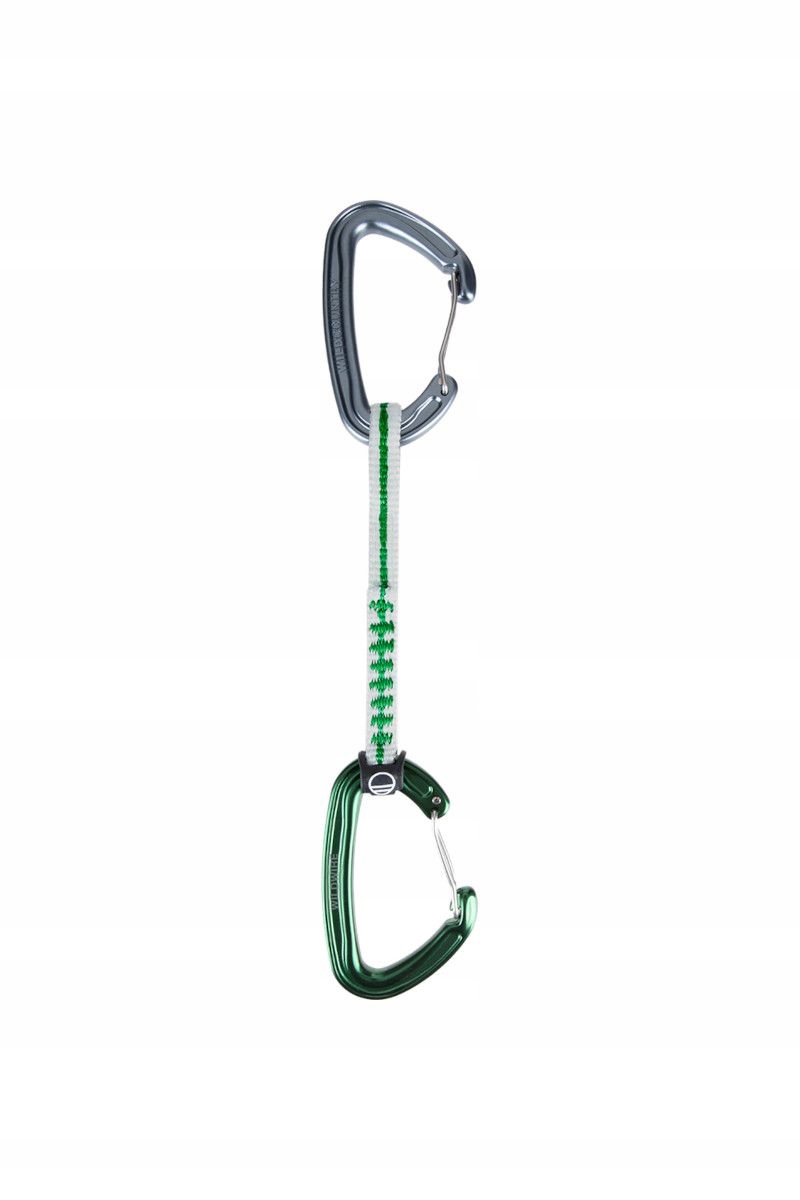 Wild Country Horolezecký expres Wildwire 15 cm zelený