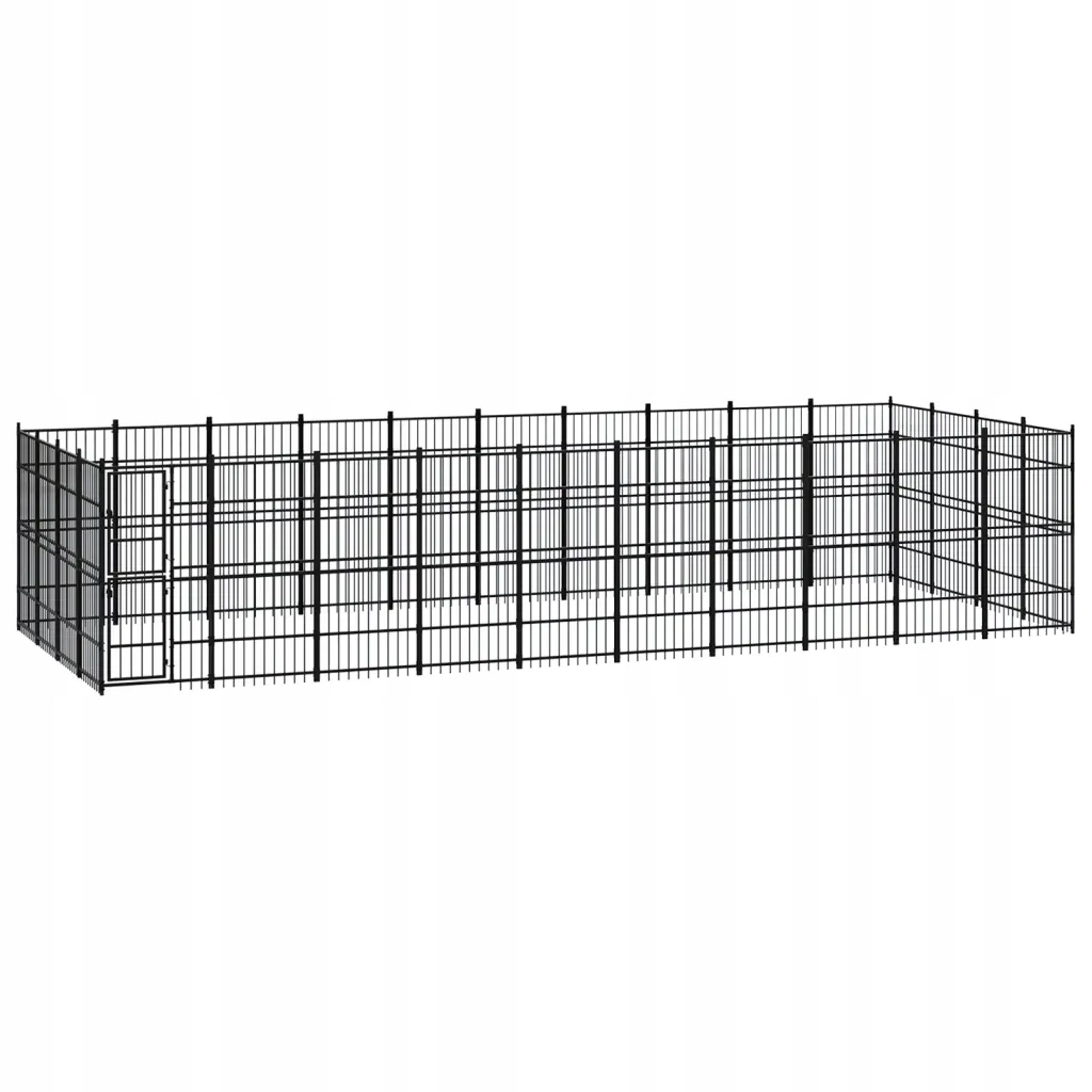 Levně Venkovní psí kotec ocel 36,86 m²