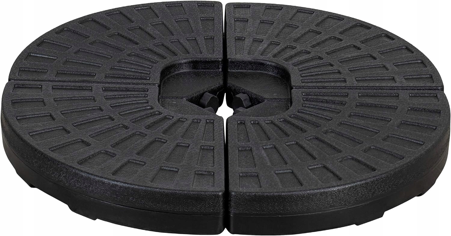Amazon Basics HDPE Podstawka pod Parasol 48 x 48 x 7 cm