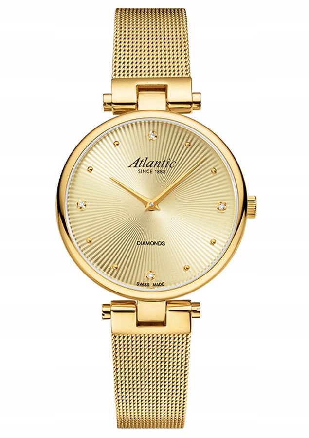 Atlantic Elegance Royal Diamonds 29044.45.37MB 33 mm 3 Atm Ronda 762