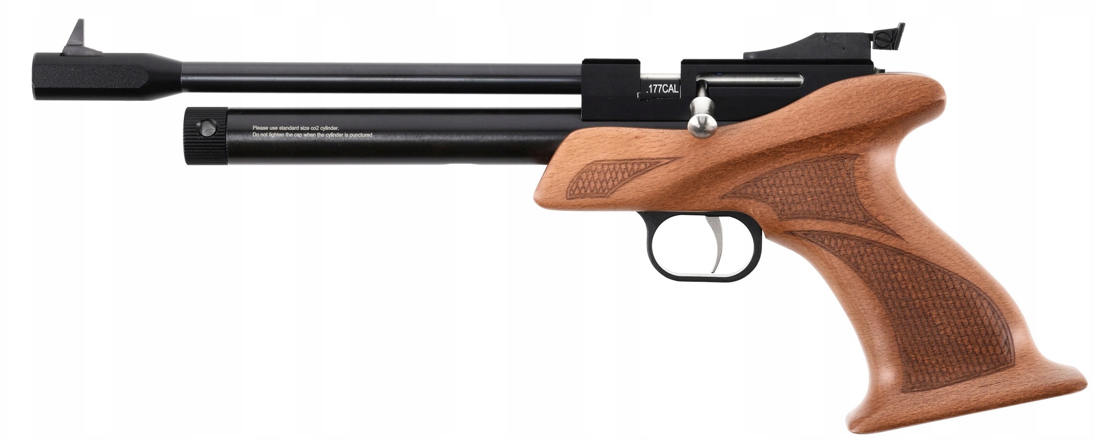 Pistolet Wiatrówka RazorGun Bolt 5,5mm CO2 Gwintowana Celna Zestaw