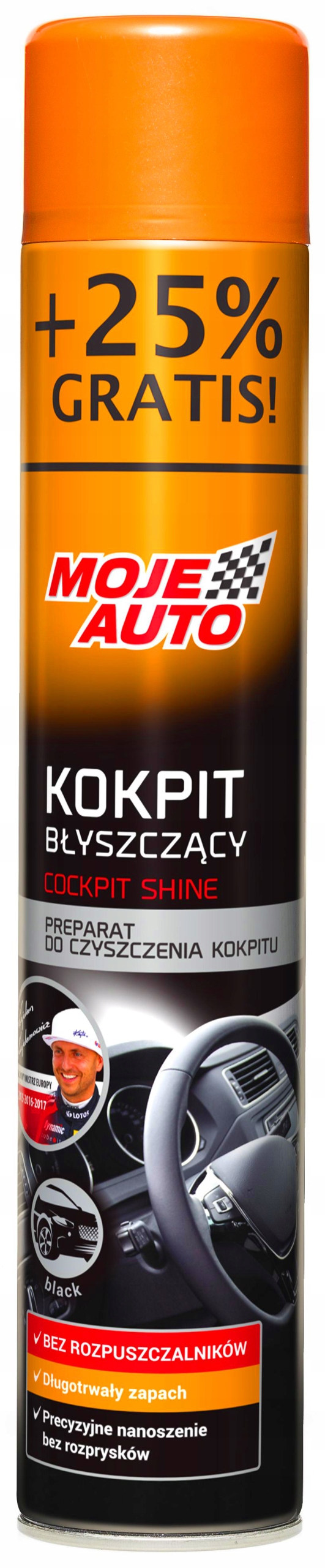 

Moje Auto Kokpit Nabłyszczający Black 750 ml