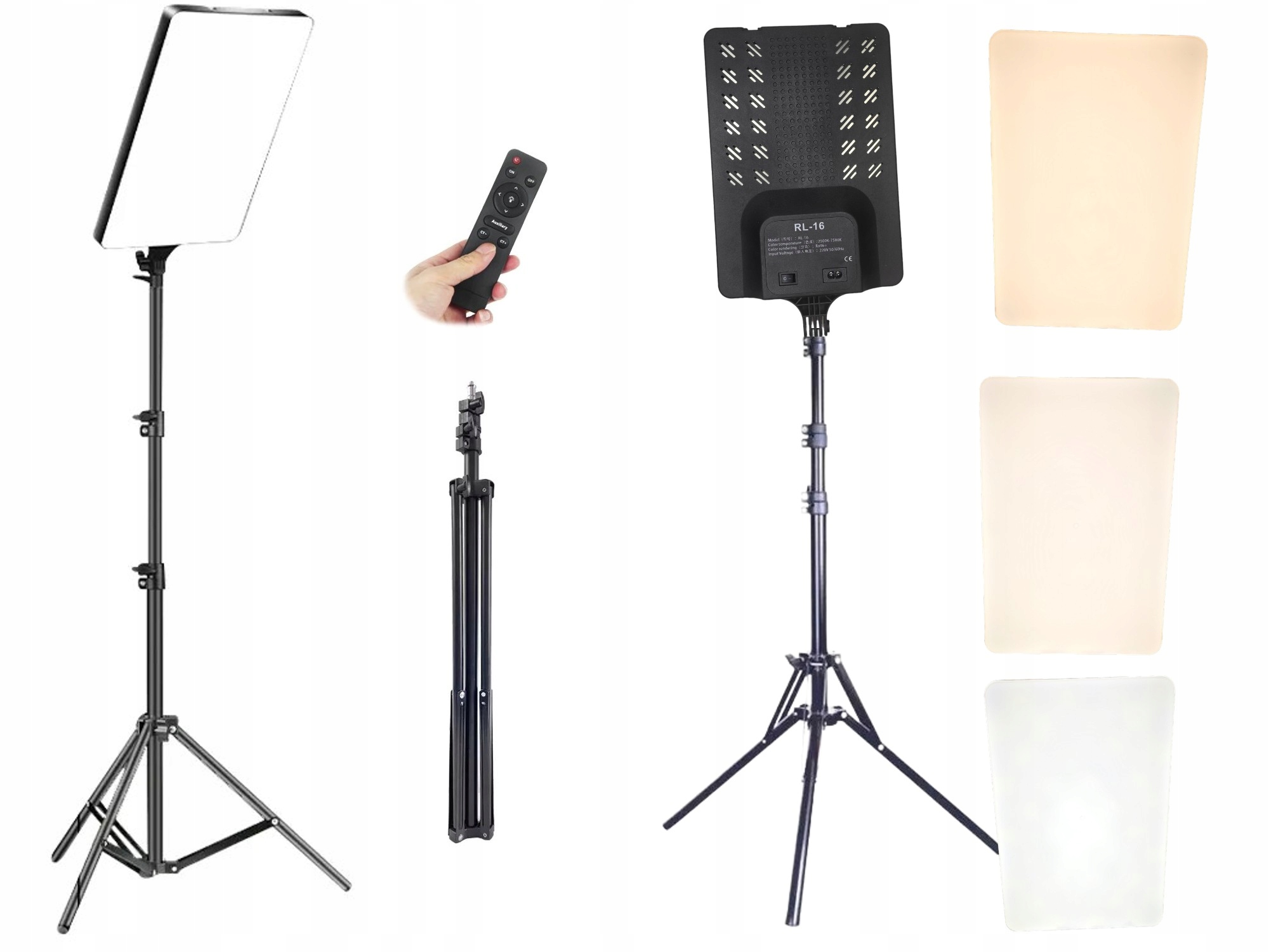 PROFESJONALNA LAMPA STUDYJNA DO ZDJĘĆ PANEL LED VIDEO 240W + STATYW 200 CM EAN (GTIN) 5906449330034