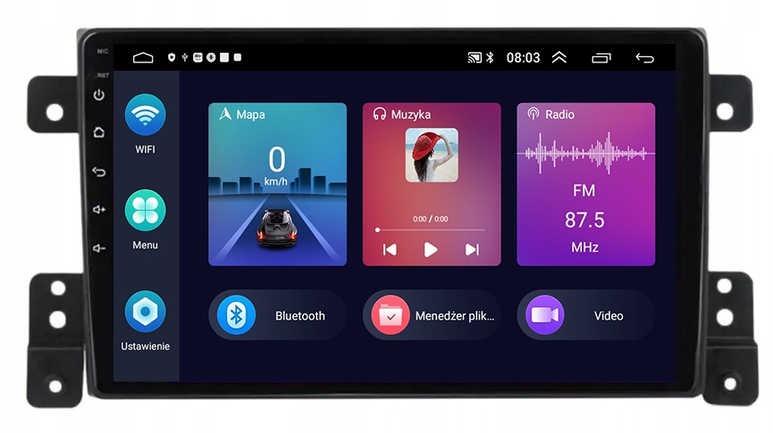 Rádio Navigácia Gps Android Carplay Suzuki Grand Vitara 2005-14 4GB 64GB