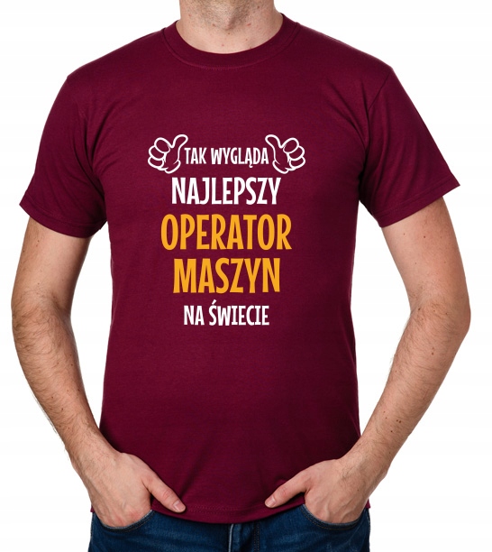 

koszulka Najlepszy Operator Maszyn prezent