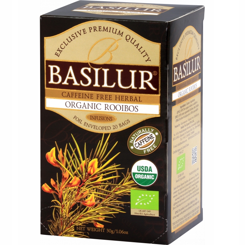 Levně Čaj Basilur Rooibos v čajových sáčcích 30g