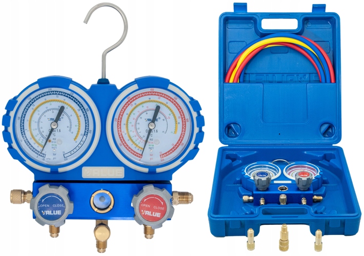 ZESTAW MANOMETRÓW W WALIZCE VALUE VMG-2-R32