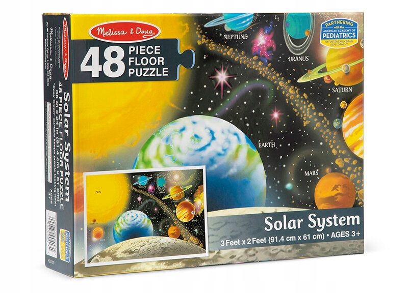 48 db-os padló puzzle gyerekeknek Naprendszer Melissa and Doug