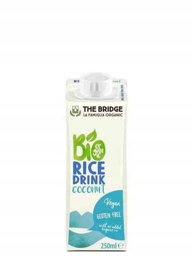 9x The Bridge Rýžový kokosový nápoj 250 ml bez lepku Bio The Bridge